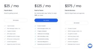 Fabrile Pricing