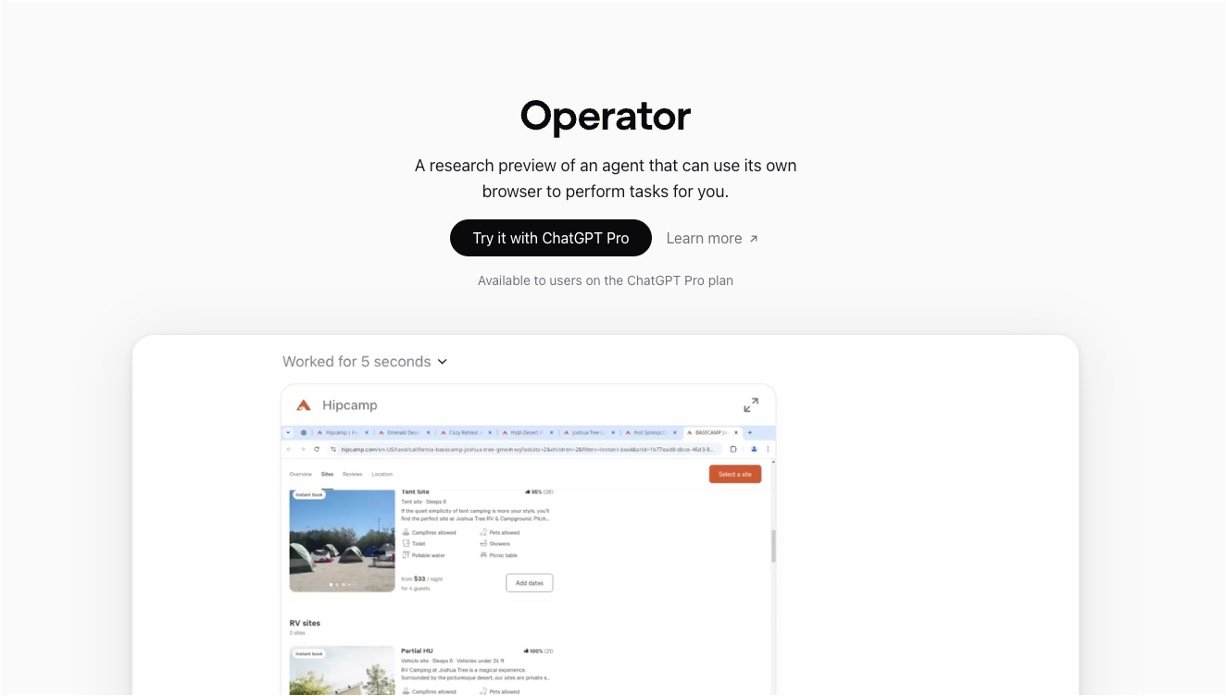 Operator by OpenAI