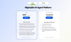 MightyBot Pricing