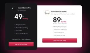 ModelBenchAI Pricing
