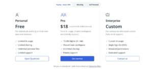 Quadratic AI Pricing