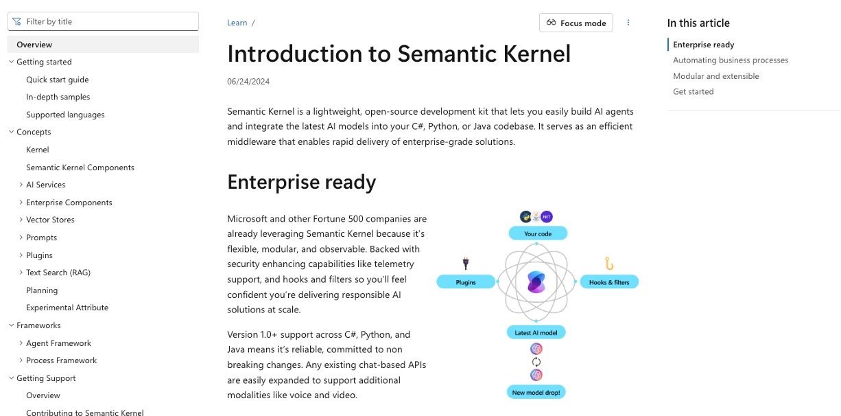 Microsoft Semantic Kernel