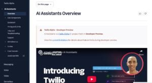 Twilio AI Assistants