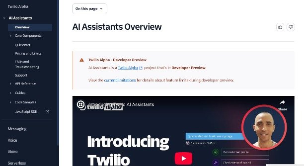 Twilio AI Assistants