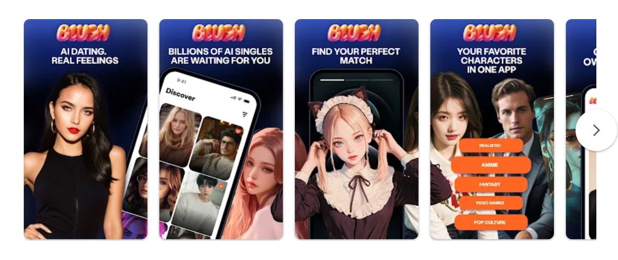 BlushAI Dating Simulator