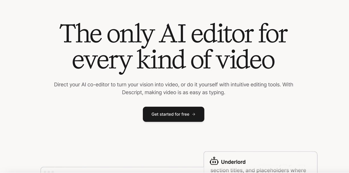 Descript AI