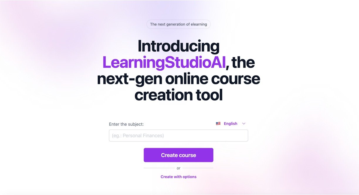 Learning Studio AI