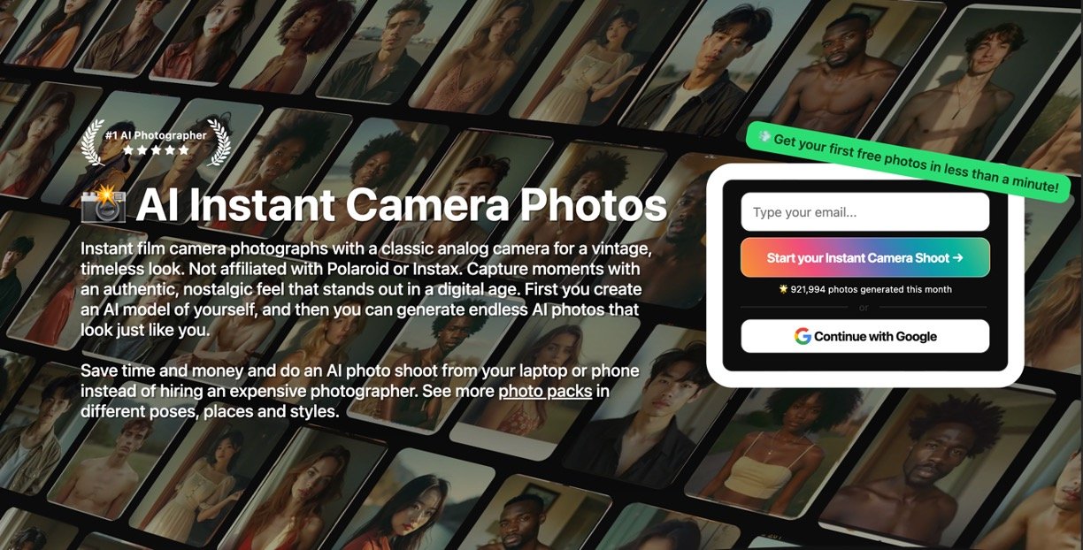 PhotoAI Instant Camera Photos