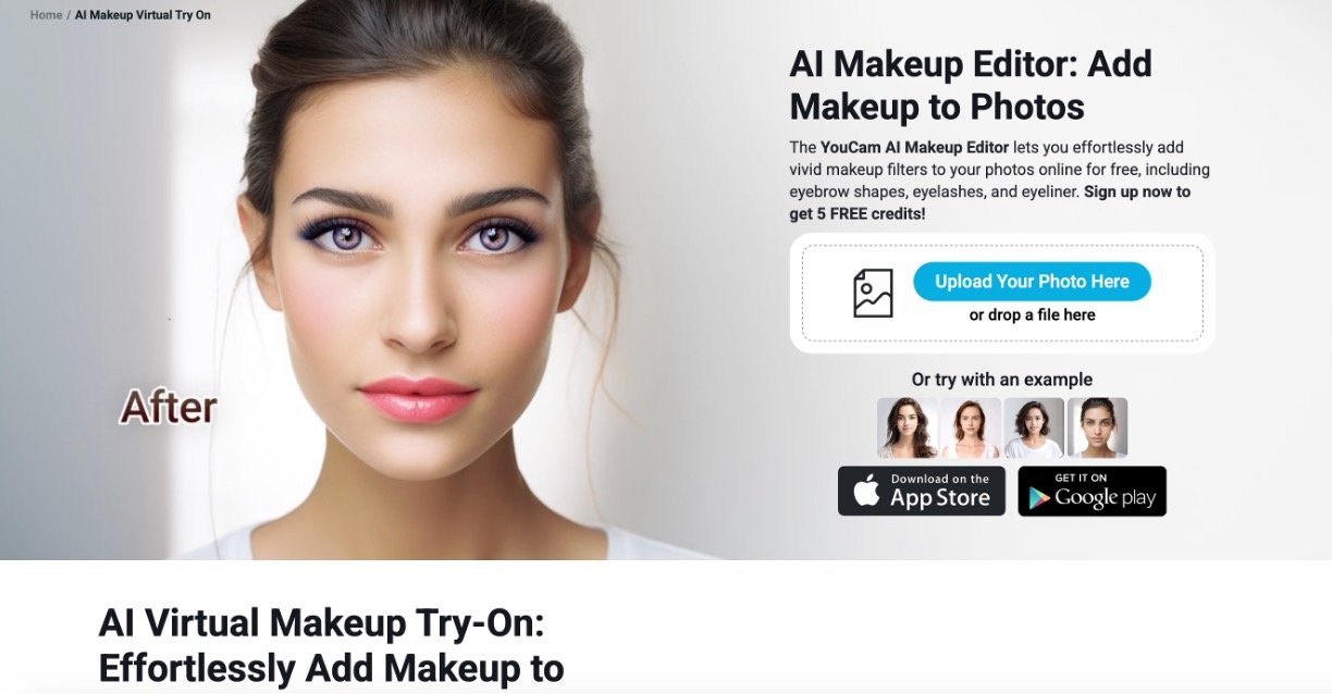 Perfect Corp AI Makeup Editor
