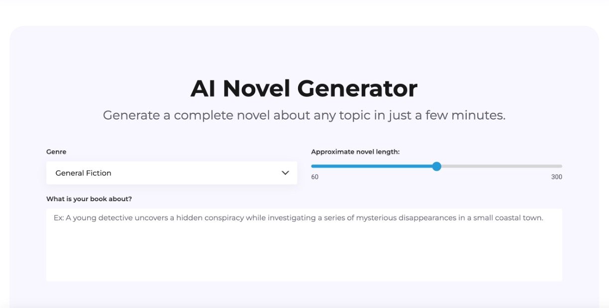 Squibler's AI Novel Generator