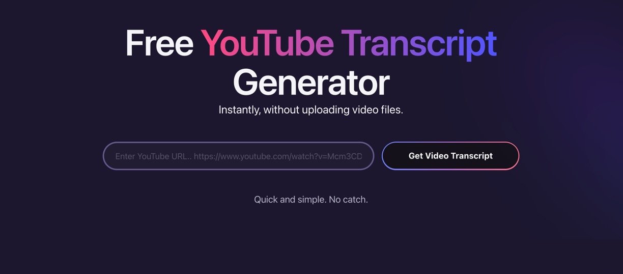 Tactiq's YouTube Transcript