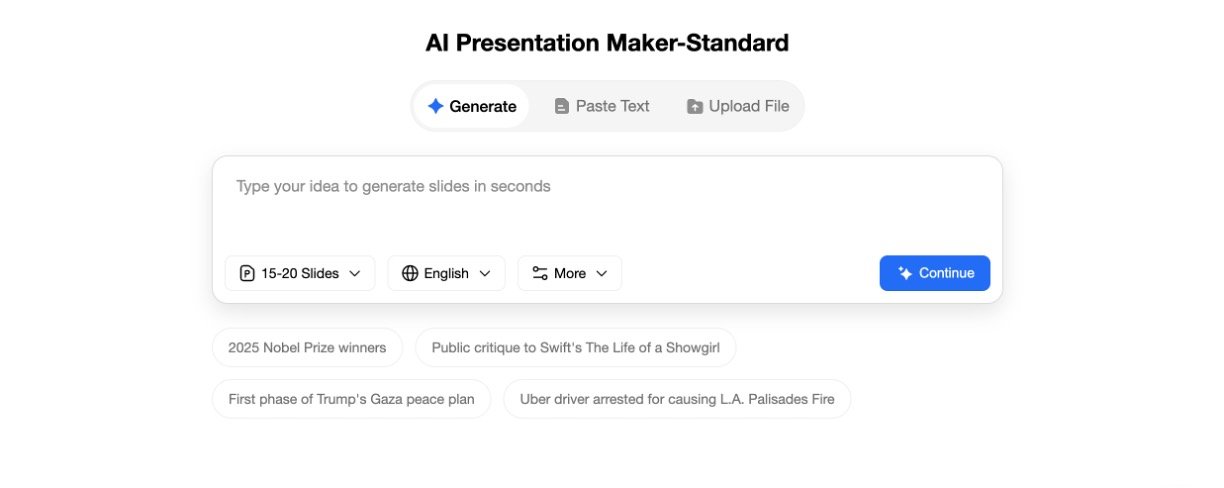 TeraBox AI Presentation Maker