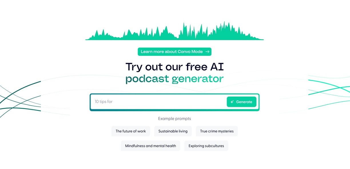 Wondercraft AI Podcast Generator