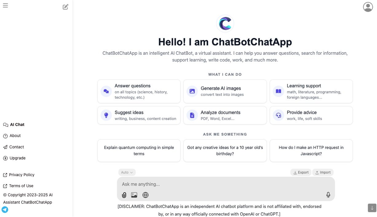 ChatBotChatApp