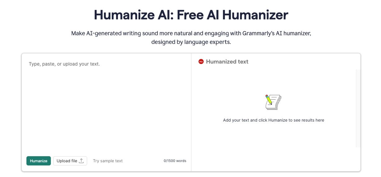 Grammarly’s AI Humanizer