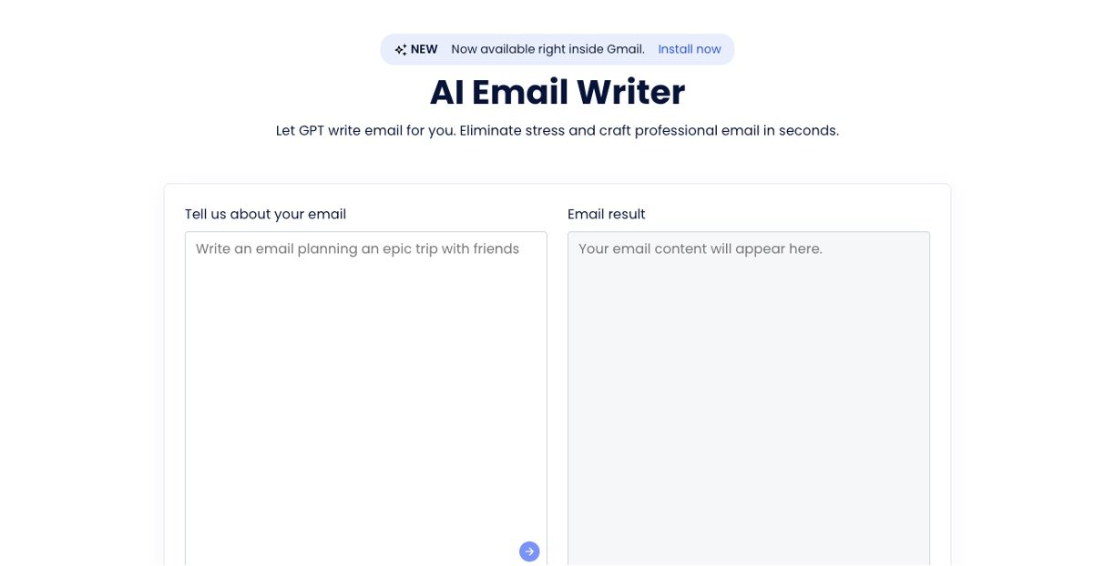 Mailmeteor AI Email Writer