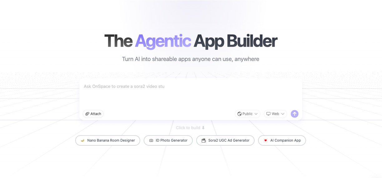 OnSpace AI Agentic App Builder