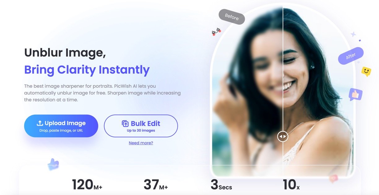 PicWish AI Unblur Image