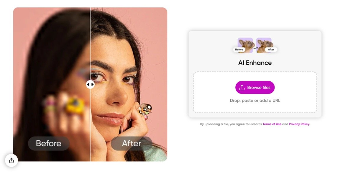 Picsart AI Unblur Image