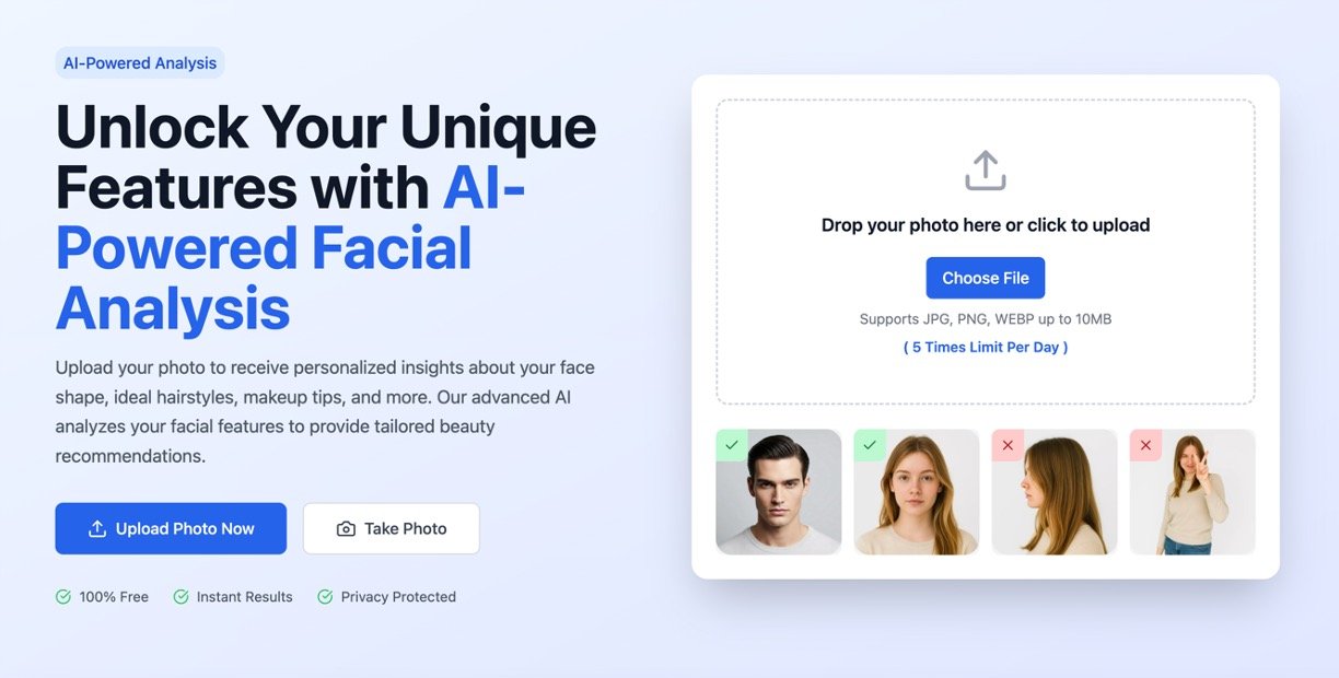 RightHair's AI Facial Analysis