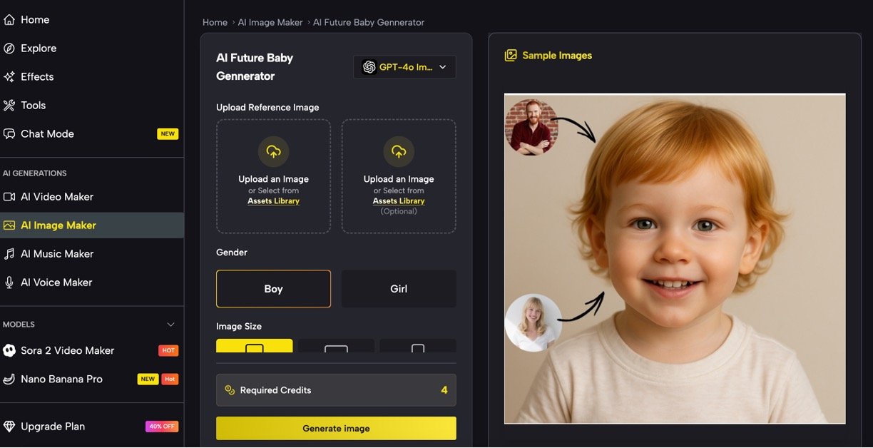 SuperMaker AI Baby Generator