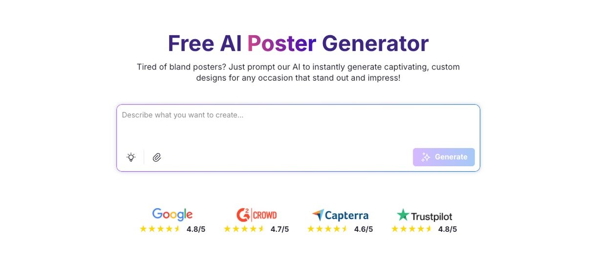Venngage AI Poster Generator