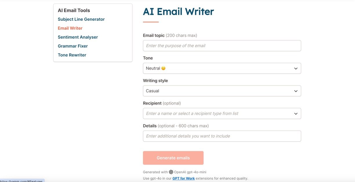 YAMM AI Email Writer