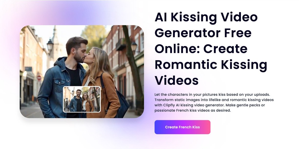 Clipfly AI Kissing Video Generator