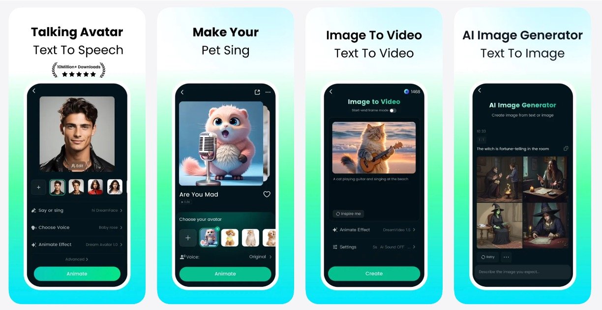 DreamFace AI Video Generator