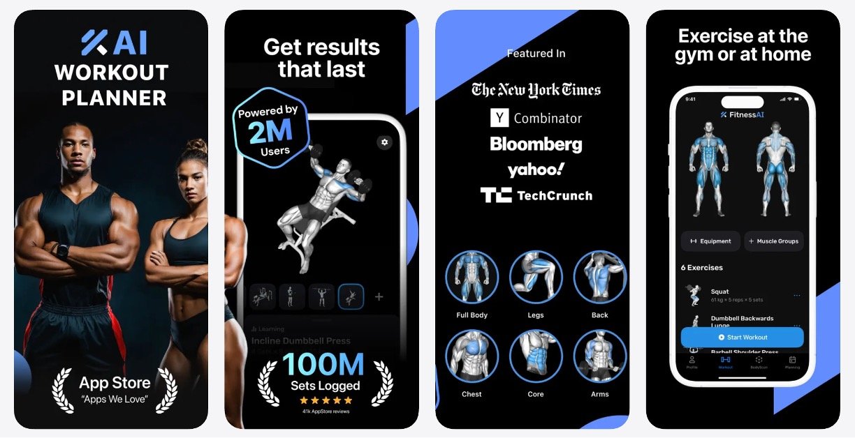 FitnessAI Gym Workout Planner