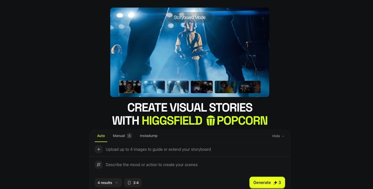 Higgsfield Popcorn AI