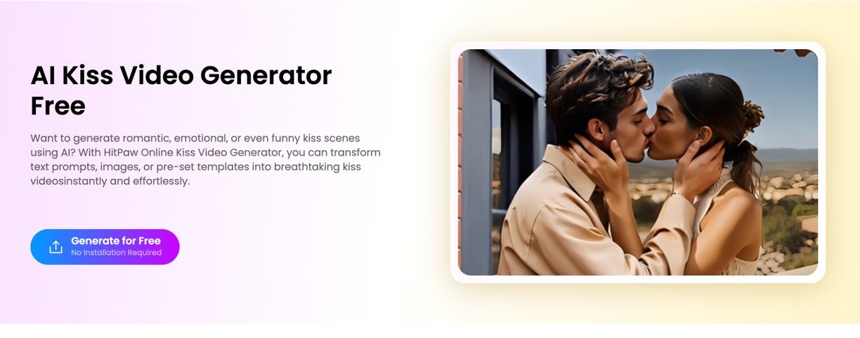 HitPaw AI Kiss Video Generator