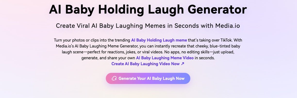 Media's AI Baby Laughing Meme Generator