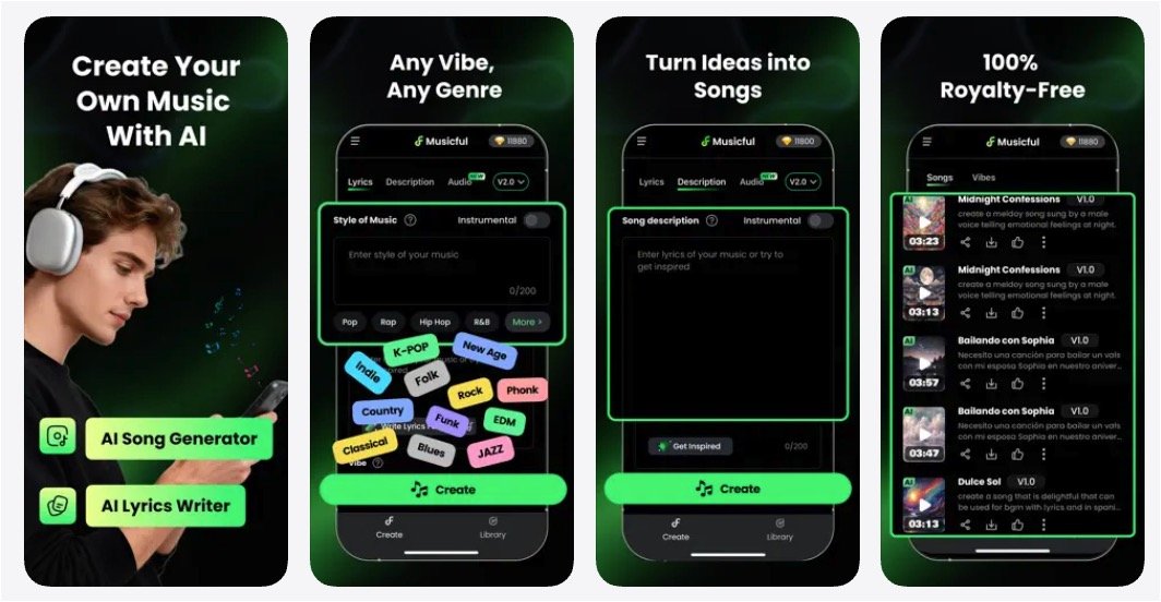 Musicful AI Song Generator