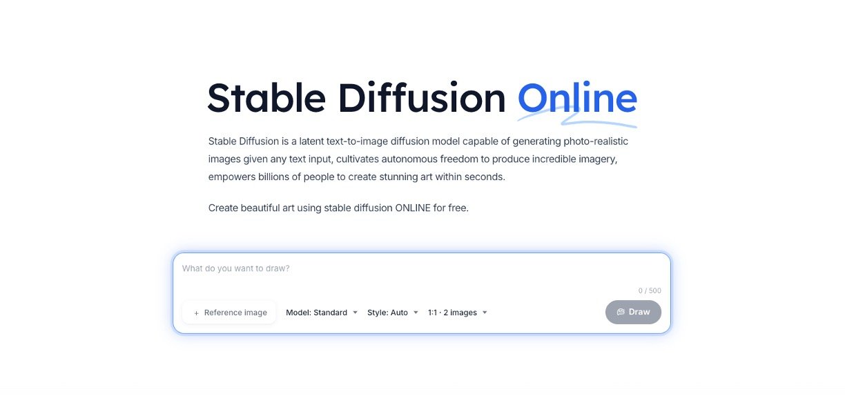 Stable Diffusion Online