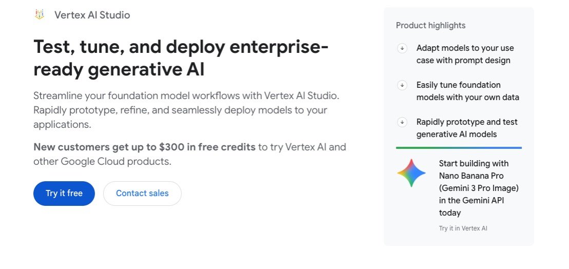 Vertex AI Studio