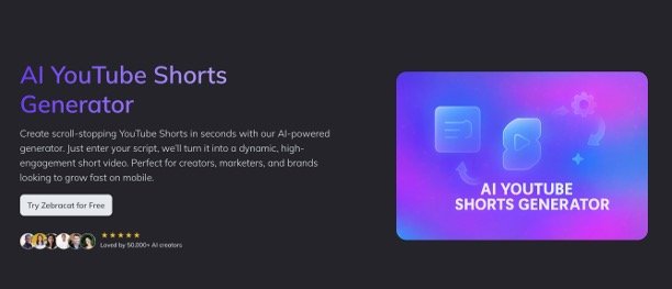 Zebracat AI YouTube Shorts Generator