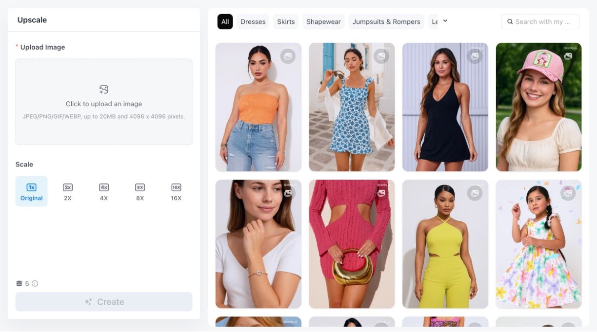 Bandy AI Image Upscaler