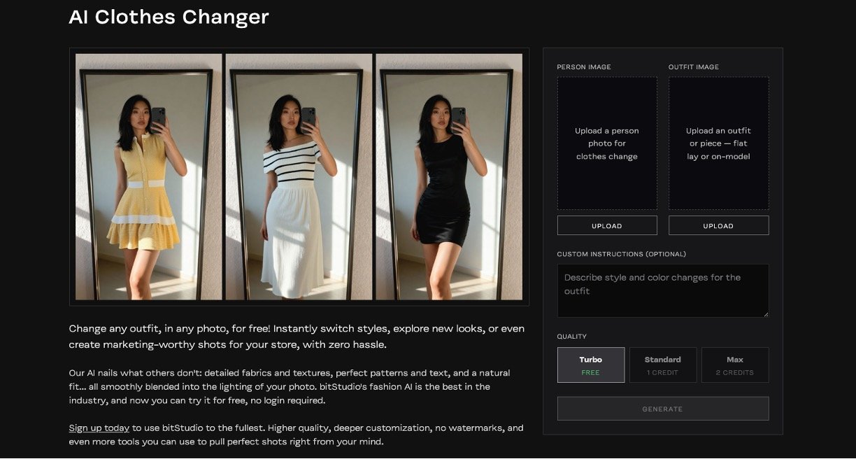 BitStudio AI Clothes Changer