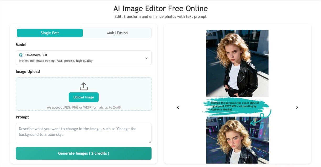 EzRemove AI Photo Editor