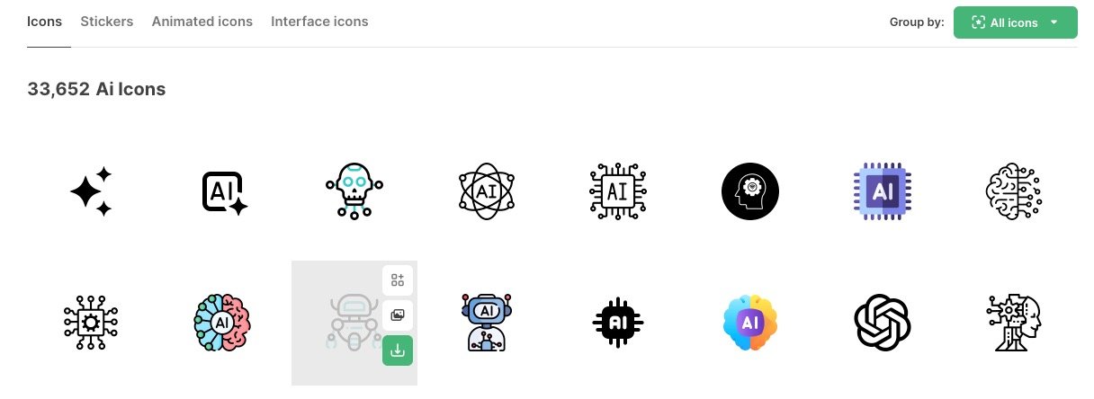 Flaticon Icon AI