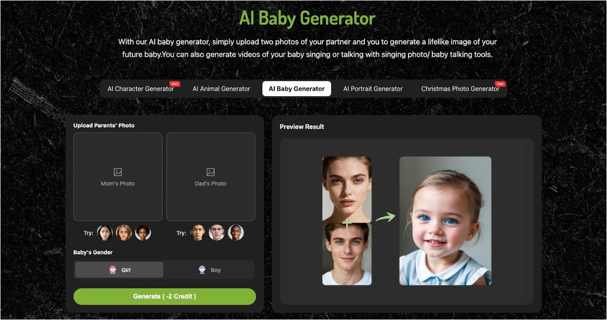 Lipsync AI Baby Generator