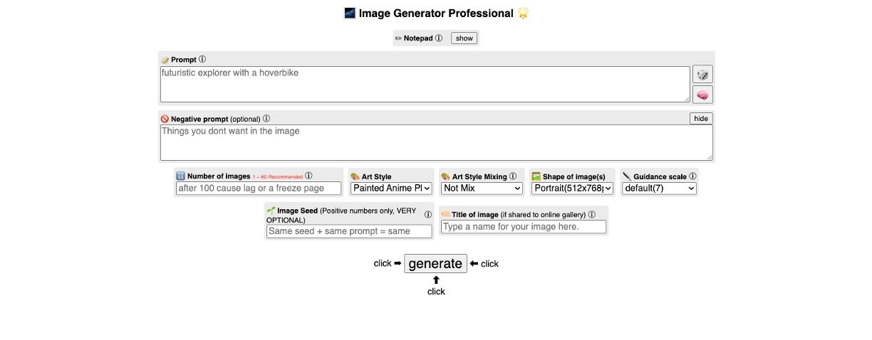 Perchance Image Generator Professional