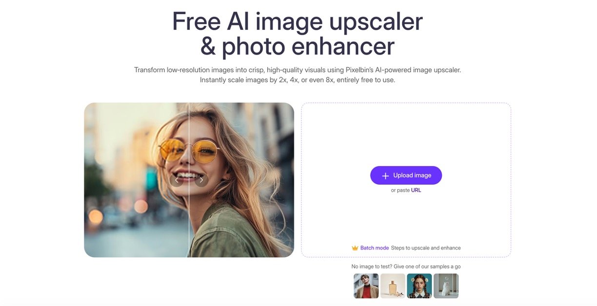 Pixelbin AI Image Upscaler