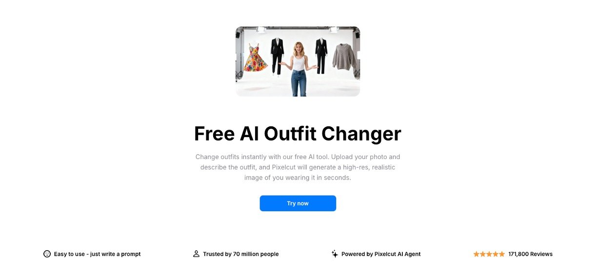 Pixelcut AI Outfit Changer
