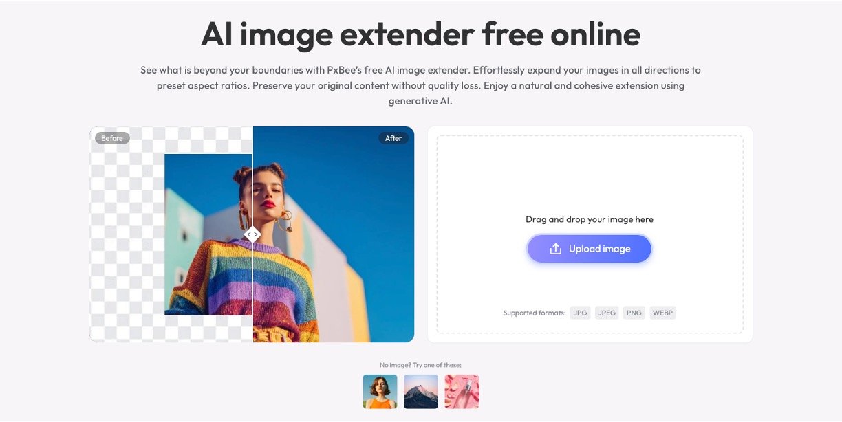 PxBee AI Image Extender