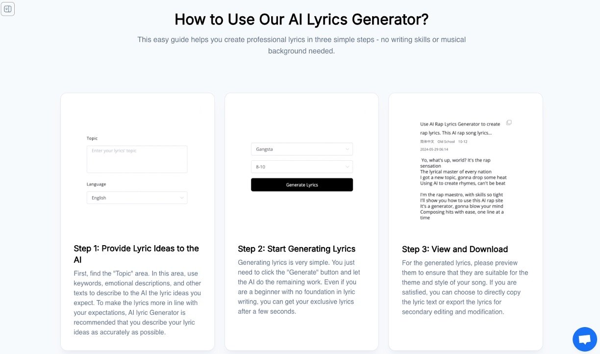 ReMusic AI Lyrics Generator