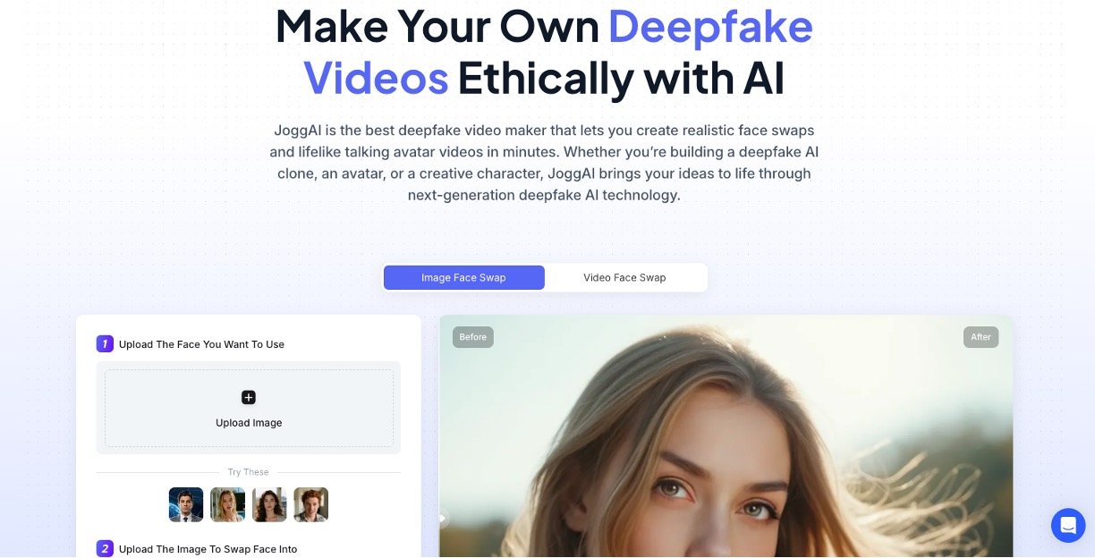 JoggAI Deepfake Maker