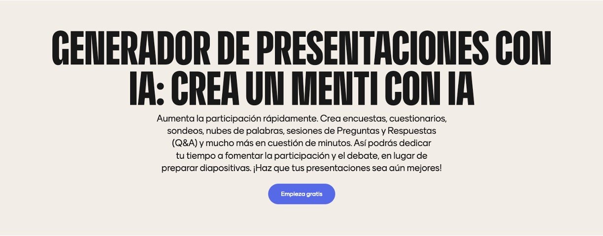 Mentimeter AI Presentations