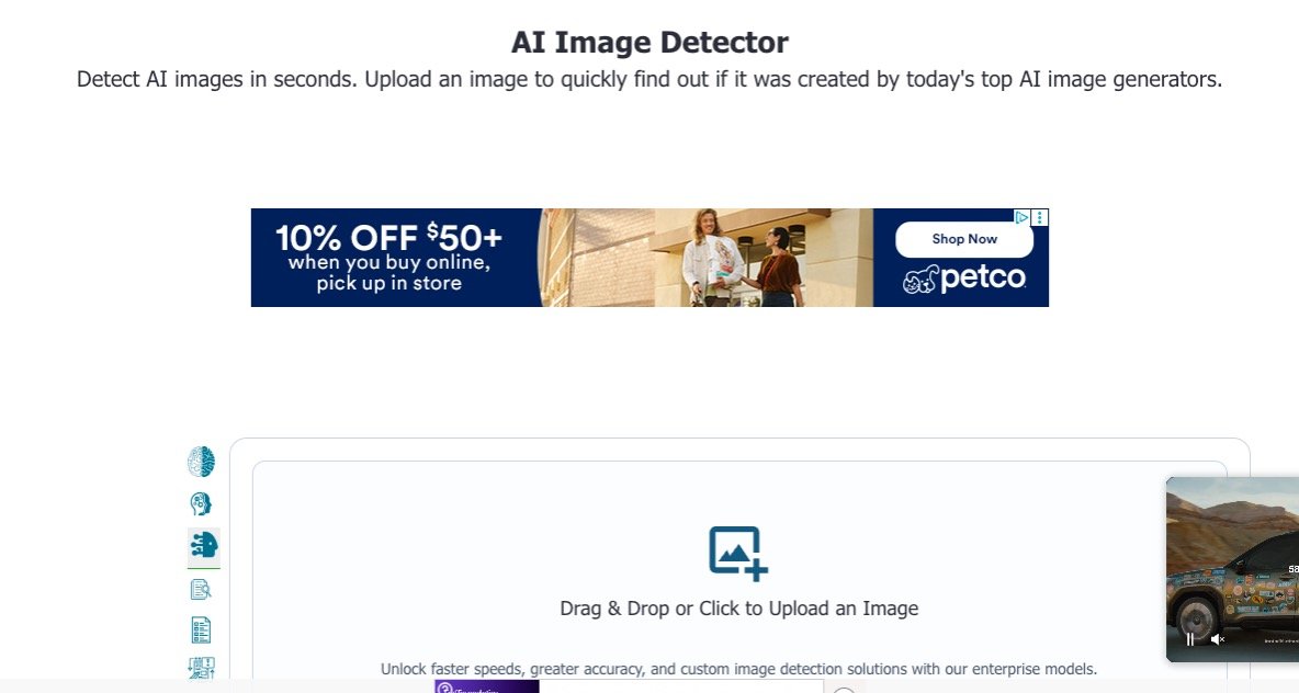 ZeroGPT AI Image Detector